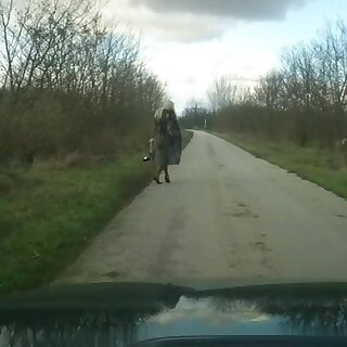 Hungarian Street Hooker Shemale Cumshot Porn Video b1